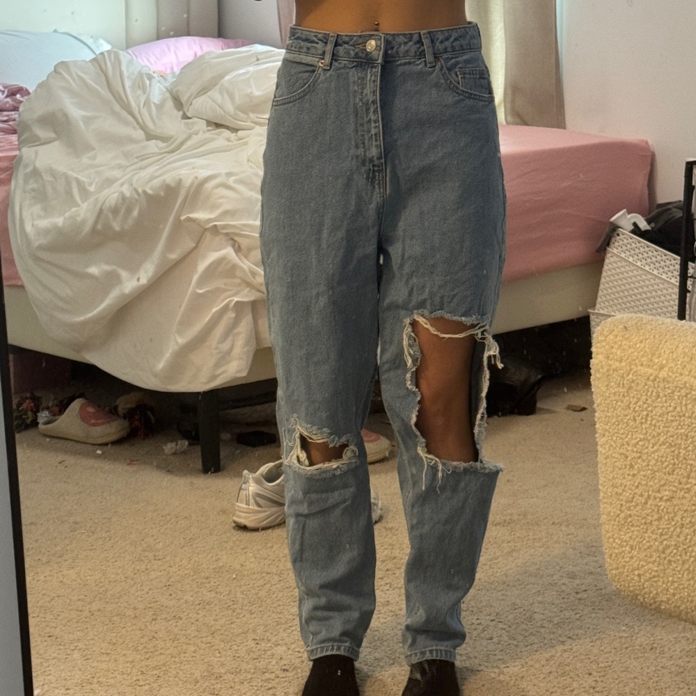 ASOS Blue Distressed Women's Jeans